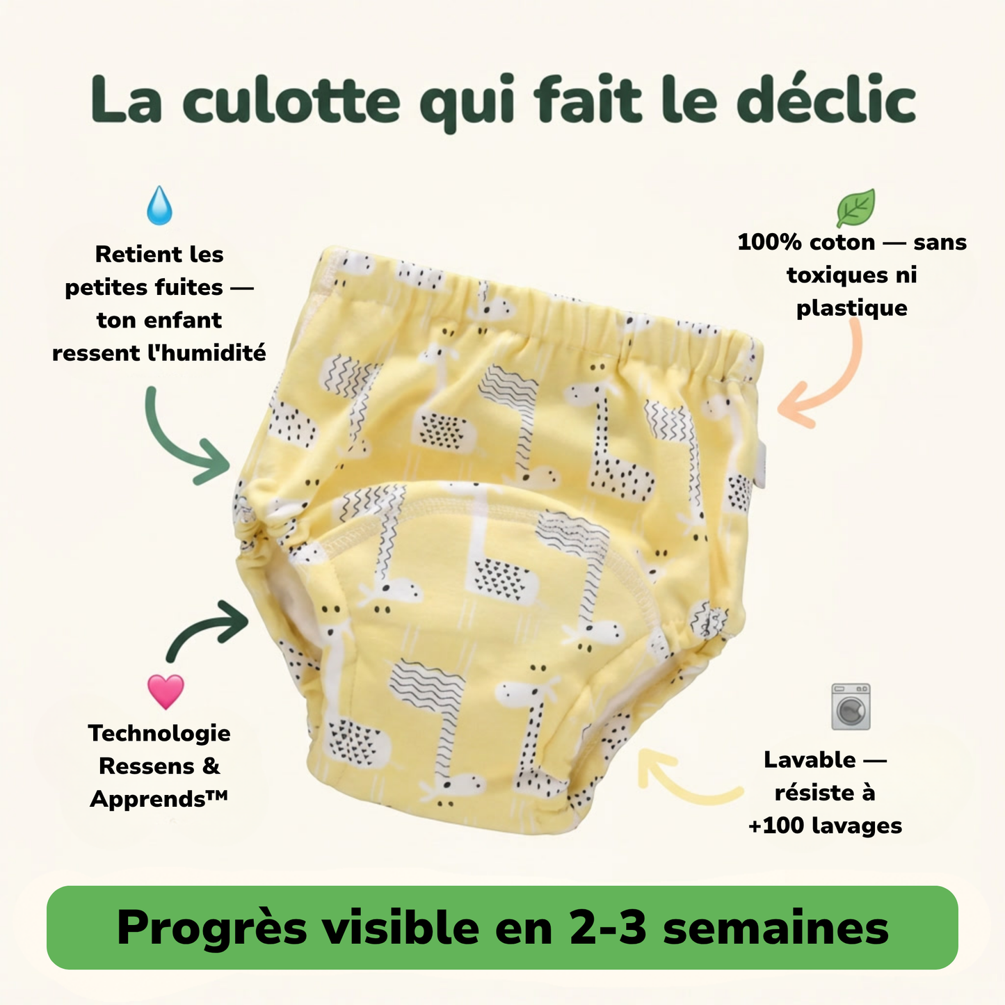 Culottes d'apprentissage Serrenia