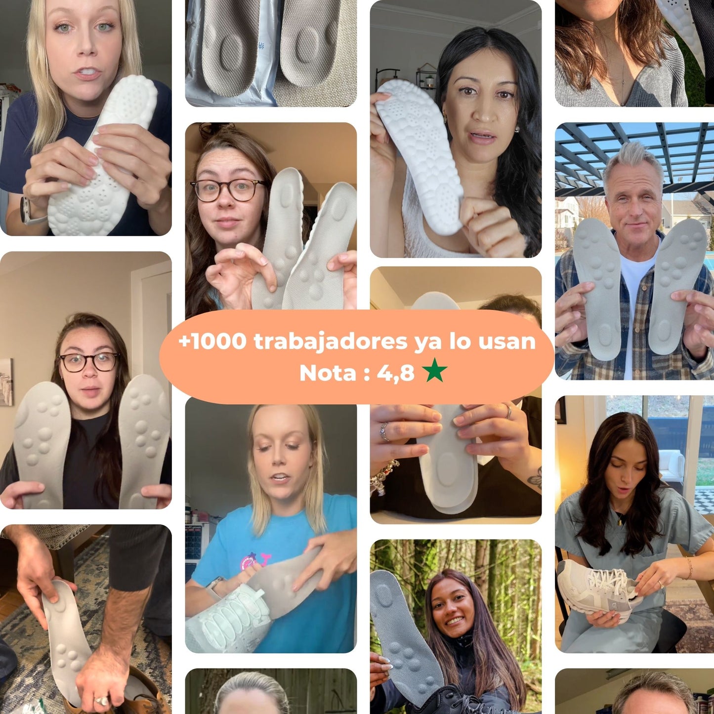 Plantillas Masajeadoras