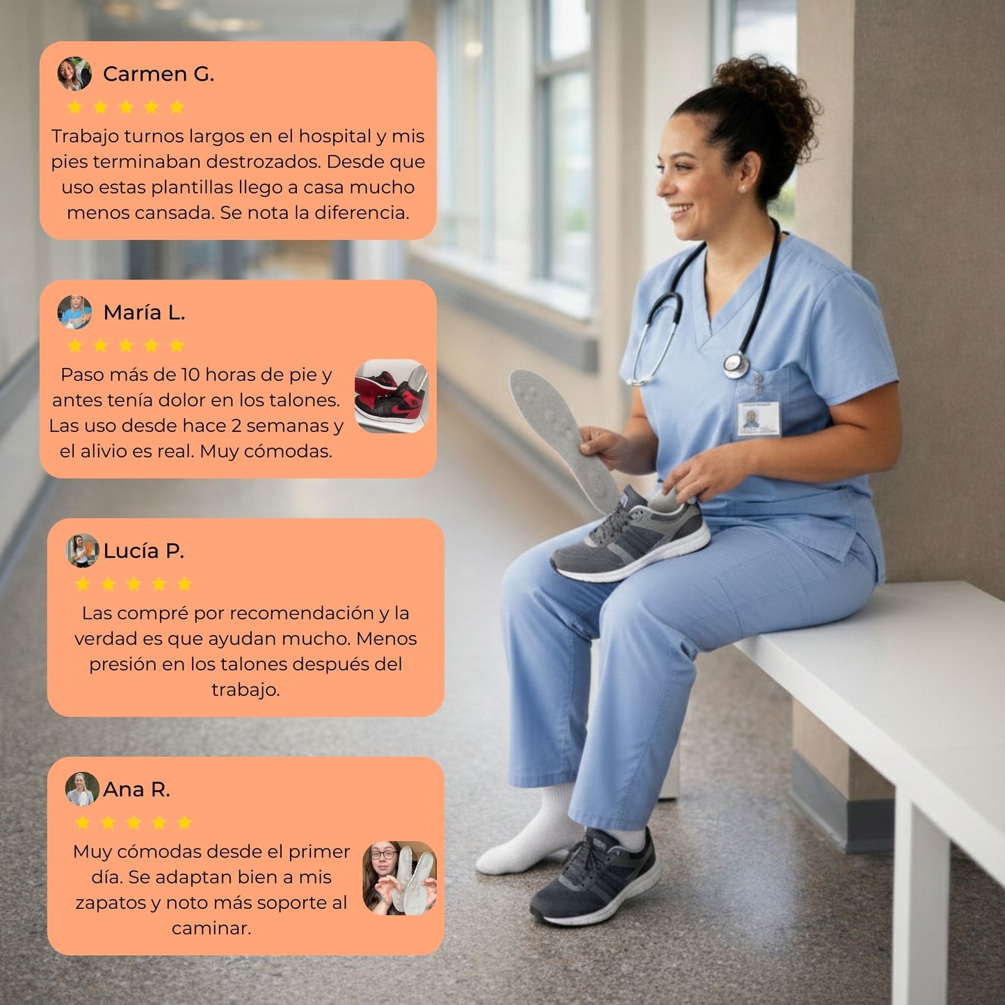 Plantillas Masajeadoras