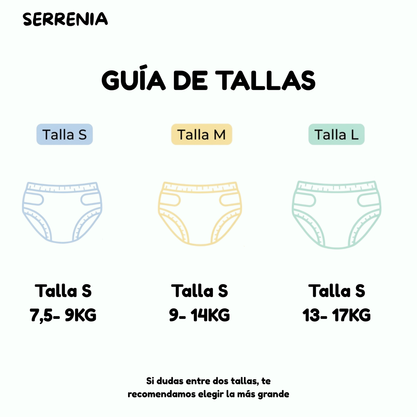 Braguitas de aprendizaje Serrenia